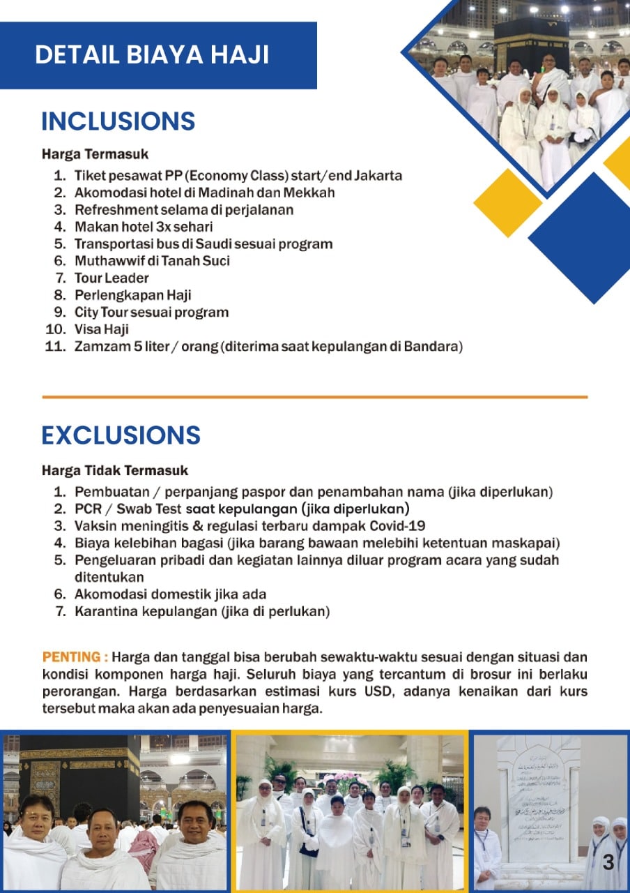 Include Exclude Haji Furoda 2022