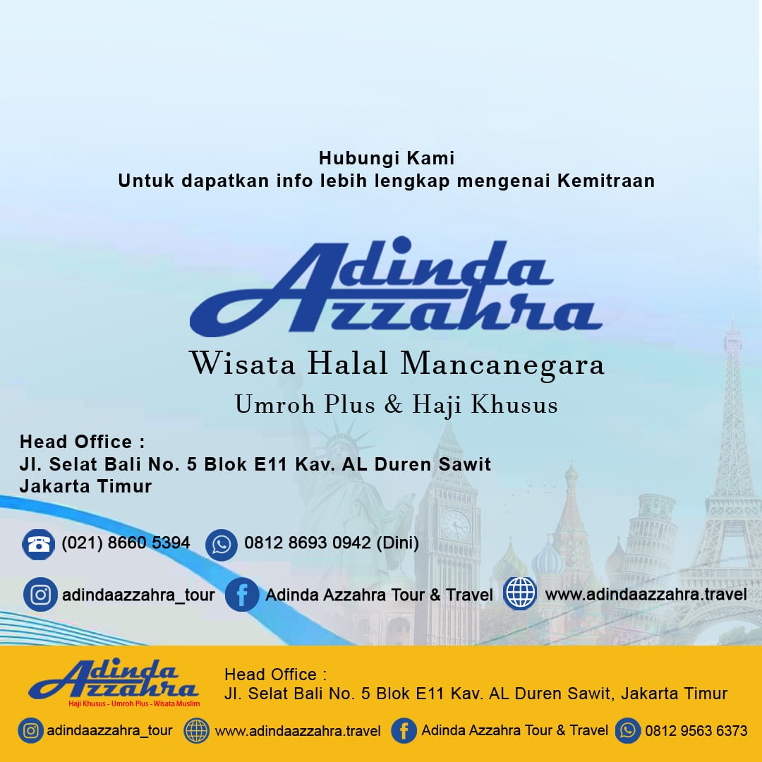 Mitra Bisnis Wisata Muslim Adinda Azzahra Tour Travel
