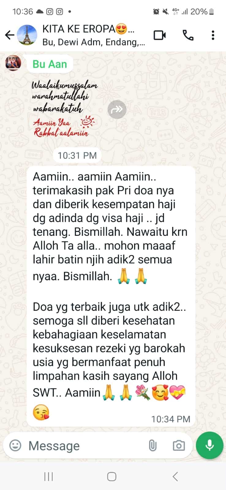 Testimoni Haji Furoda Adinda Azzahra