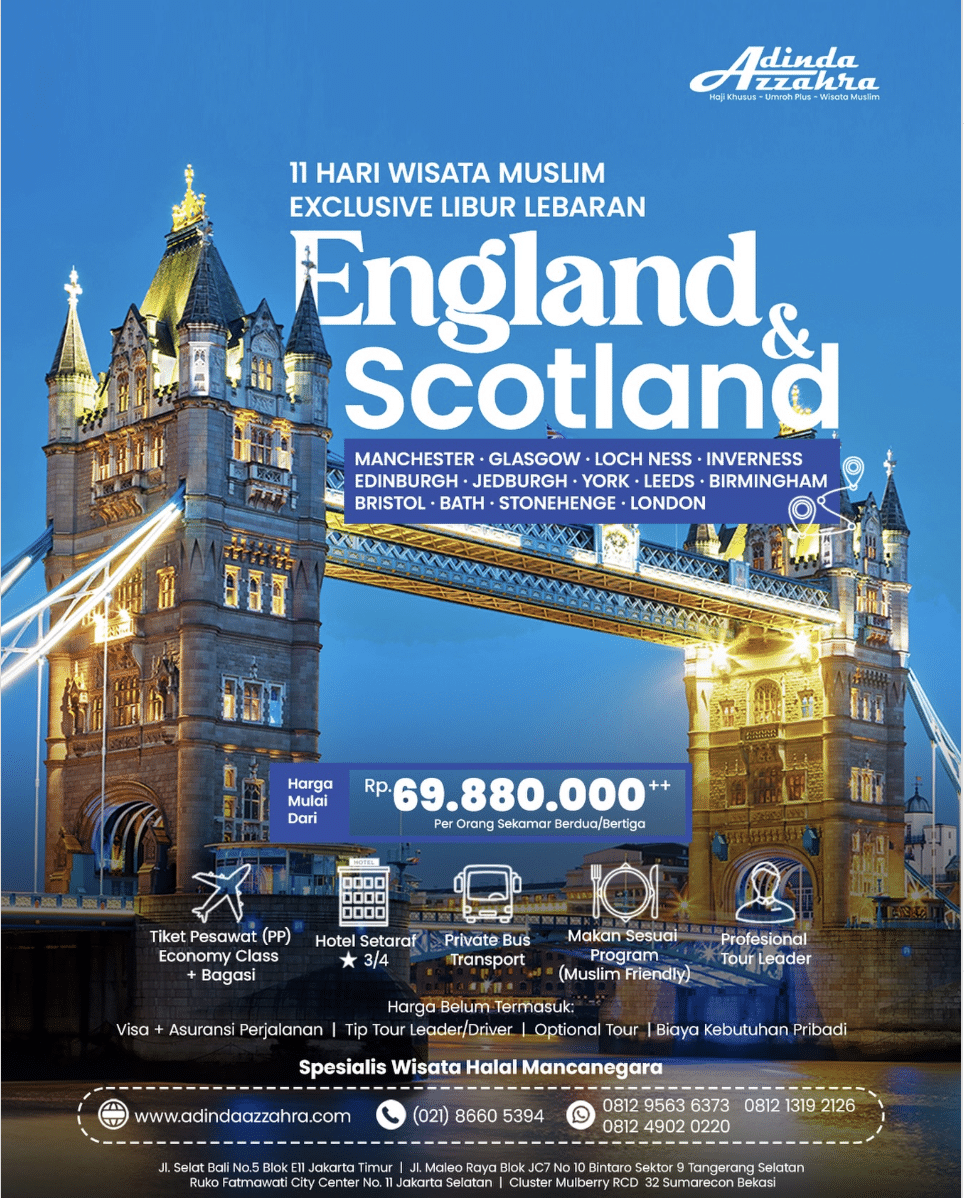 itinerary 11 hari uk scotland