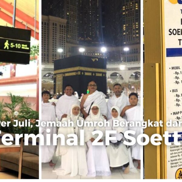 Jemaah umroh berangkat dari terminal 2f soetta