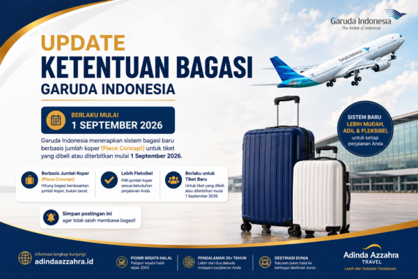 Piece concept bagasi garuda