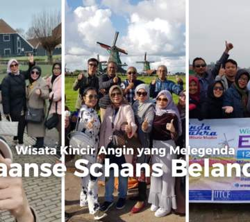 Wisata kincir angin Zaanse Schans Belanda