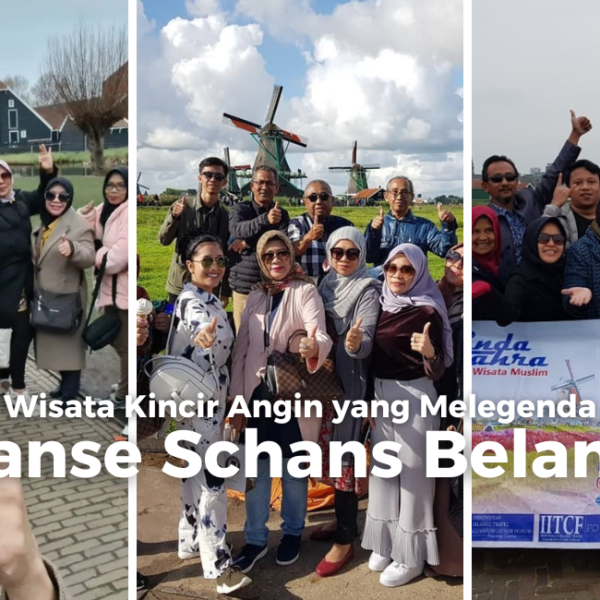 Wisata kincir angin Zaanse Schans Belanda