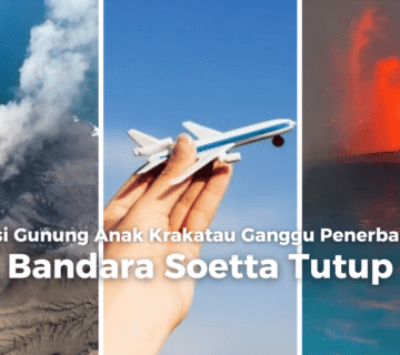 Erupsi Gunung Anak Krakatau Ganggu Penerbangan
