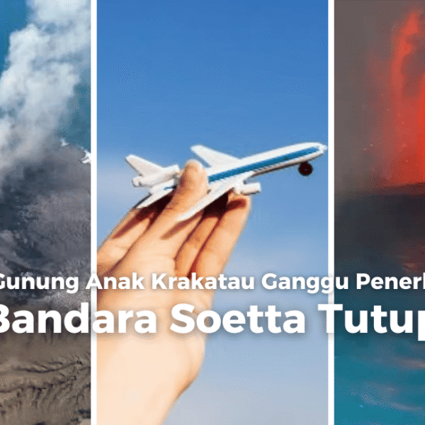 Erupsi Gunung Anak Krakatau Ganggu Penerbangan