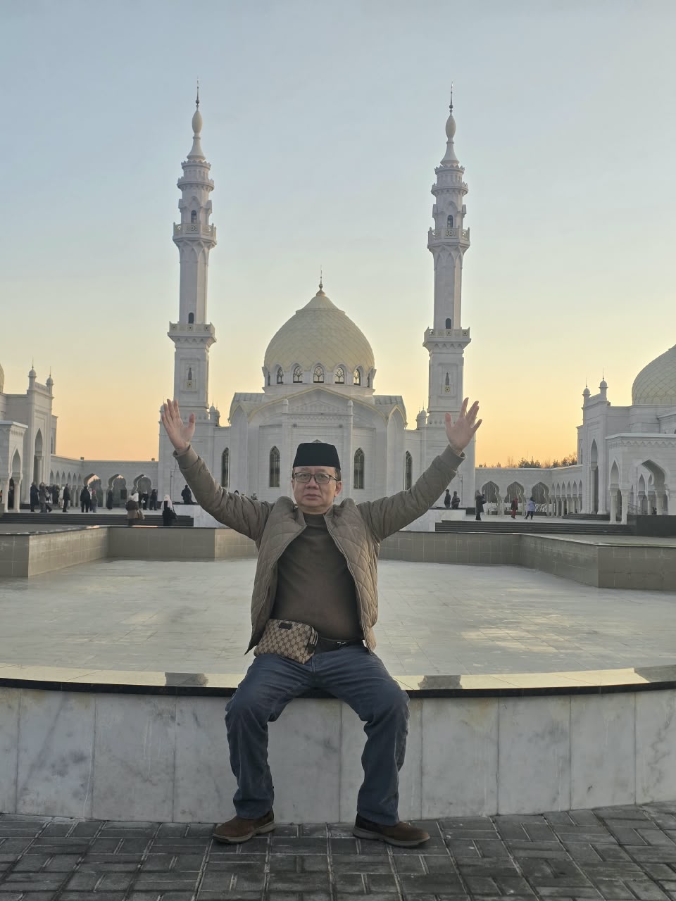priyadi abadi di masjid putih bolgar